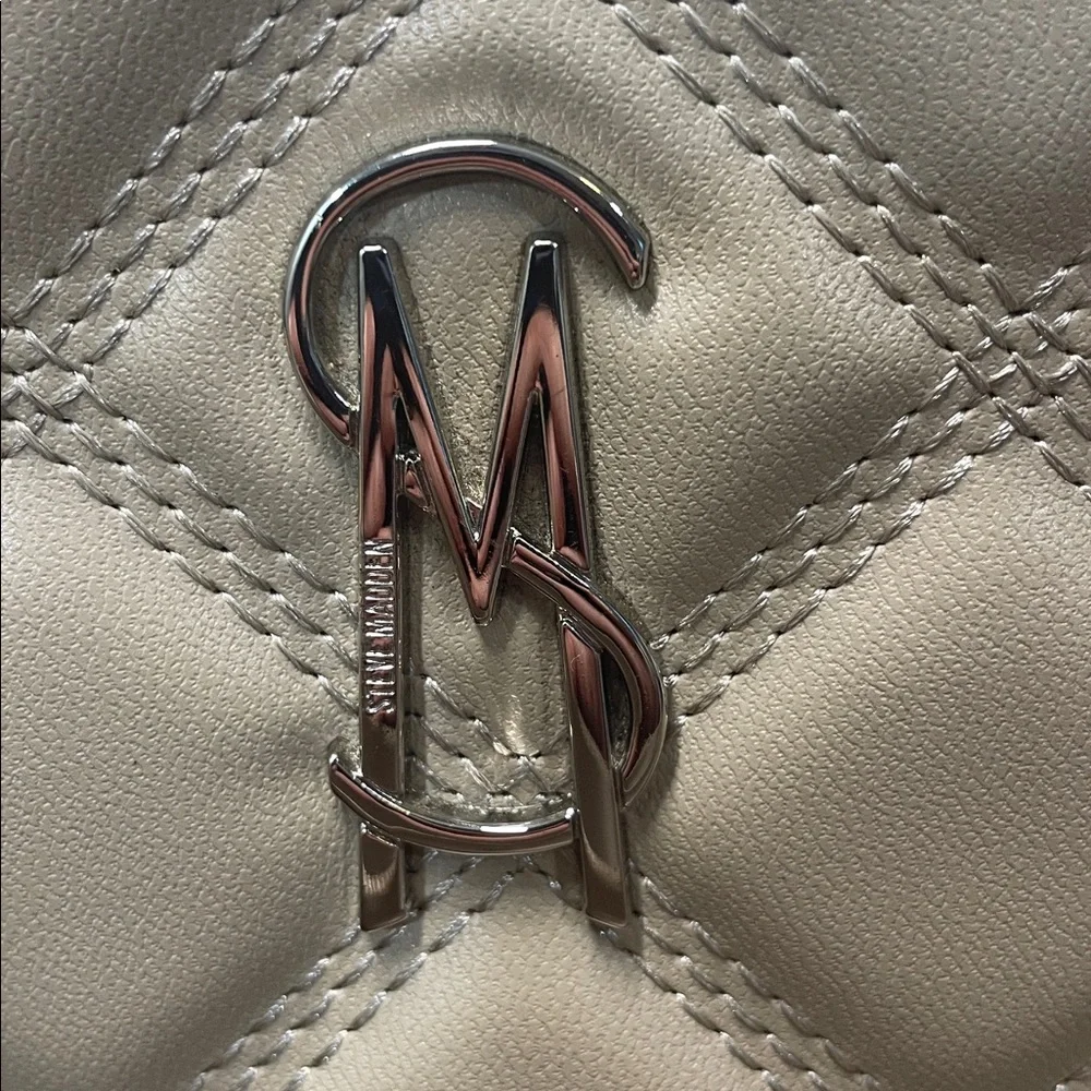 Steve Madden Wallie Taupe Leather Crossbody Bag
